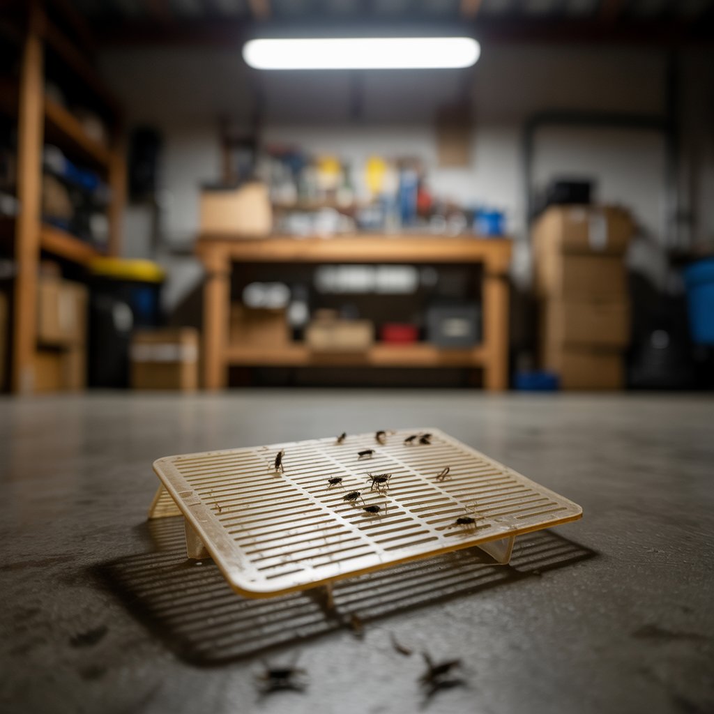 Do flea traps work in garages or basements