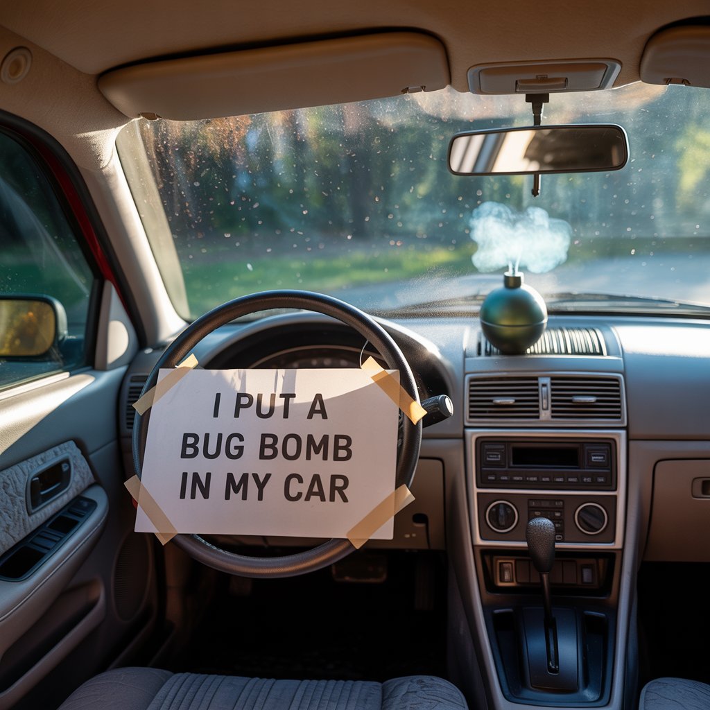 I put a bug bomb in my car — what actually happens